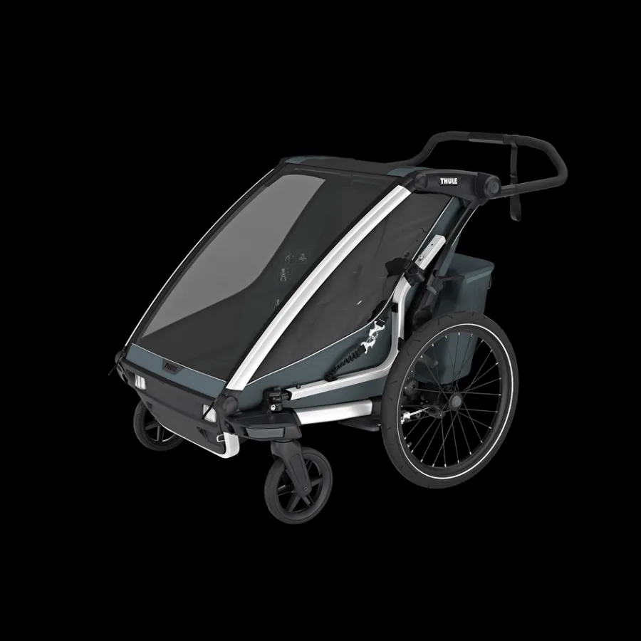 Rimorchi Per Bici Per Bambini|Rimorchi Per Bici Per Bambini*Thule Chariot Cross 2 double Ardesia scura
