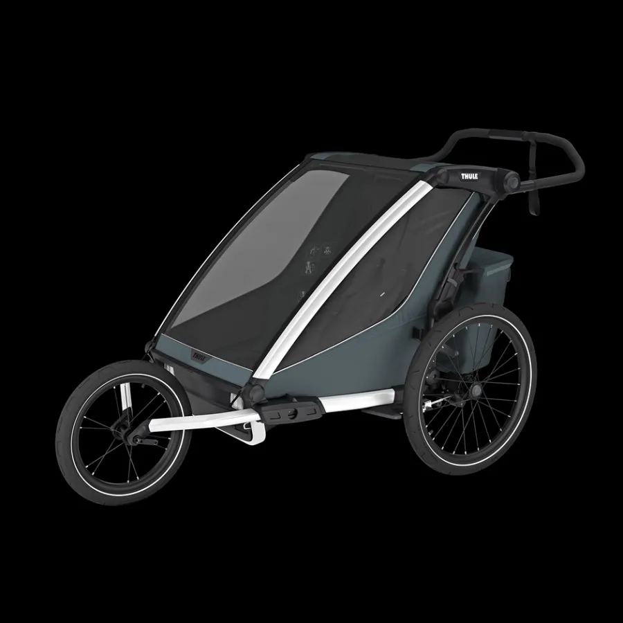 Rimorchi Per Bici Per Bambini|Rimorchi Per Bici Per Bambini*Thule Chariot Cross 2 double Ardesia scura