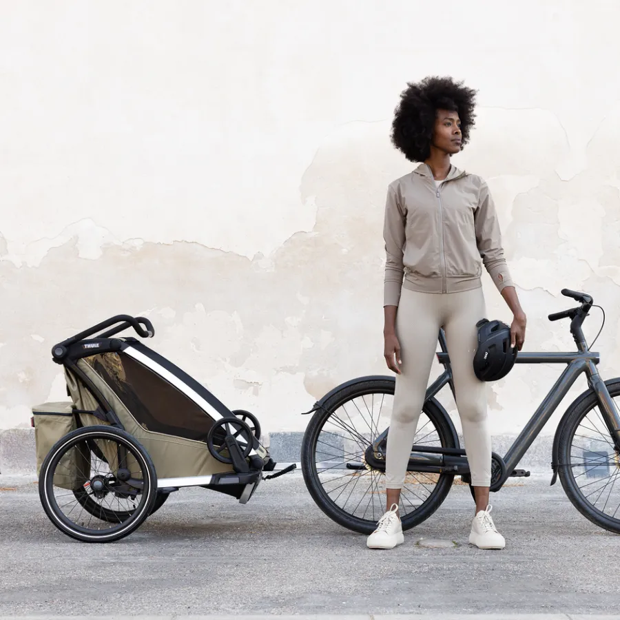 Rimorchi Per Bici Per Bambini|Rimorchi Per Bici Per Bambini*Thule Chariot Cross 2 double Ardesia scura
