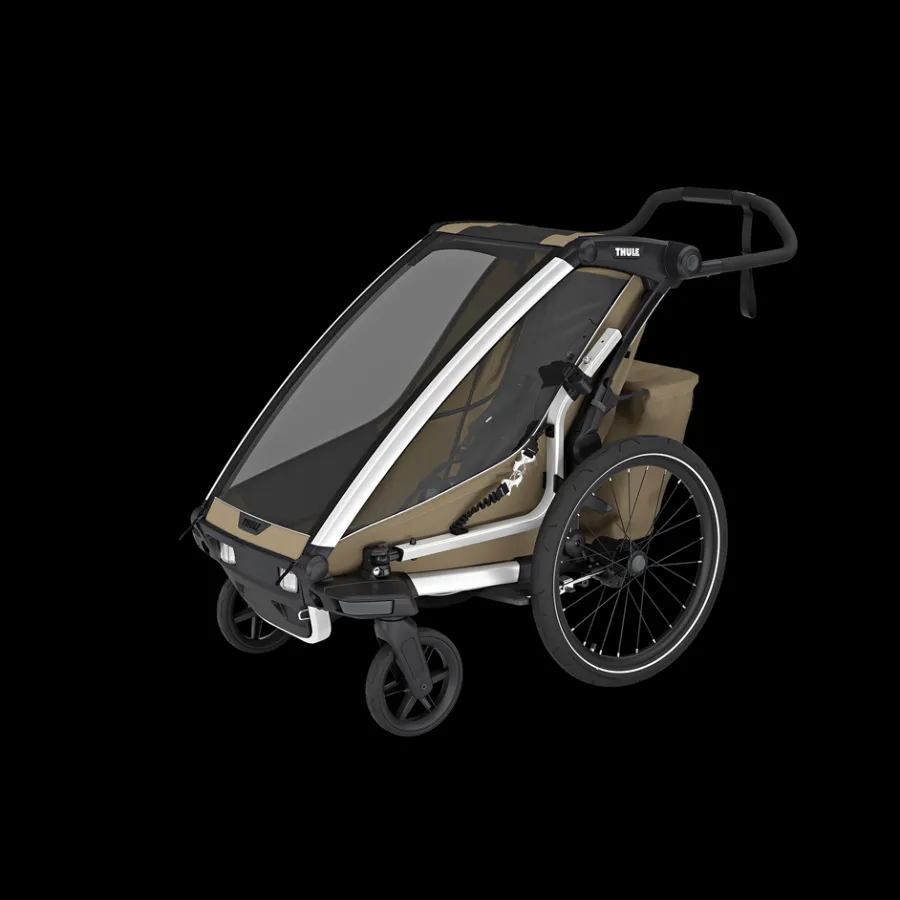 Rimorchi Per Bici Per Bambini|Rimorchi Per Bici Per Bambini*Thule Chariot Cross 2 single Cachi sbiadito