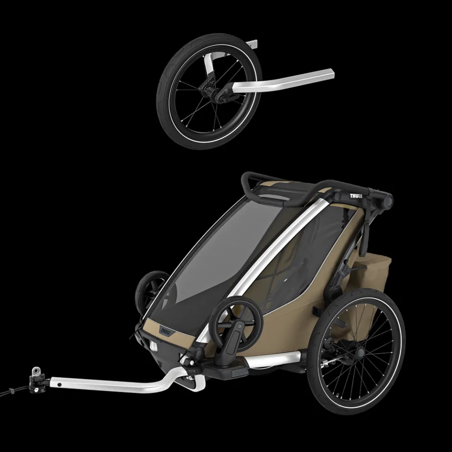 Pacchetti Rimorchio Per Bici|Pacchetti Rimorchio Per Bici*Thule Chariot Cross 2 single jogging Bundle Cachi sbiadito