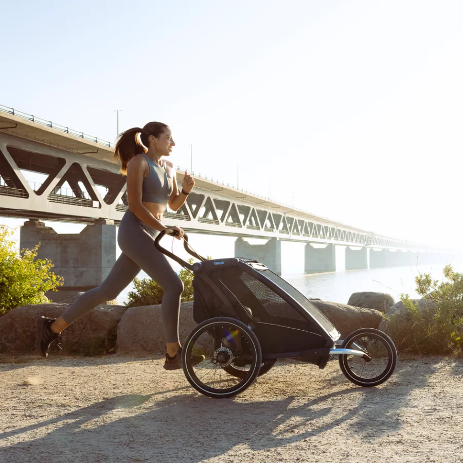 Rimorchi Per Bici Per Bambini|Rimorchi Per Bici Per Bambini*Thule Chariot Sport 2 single Natural gold