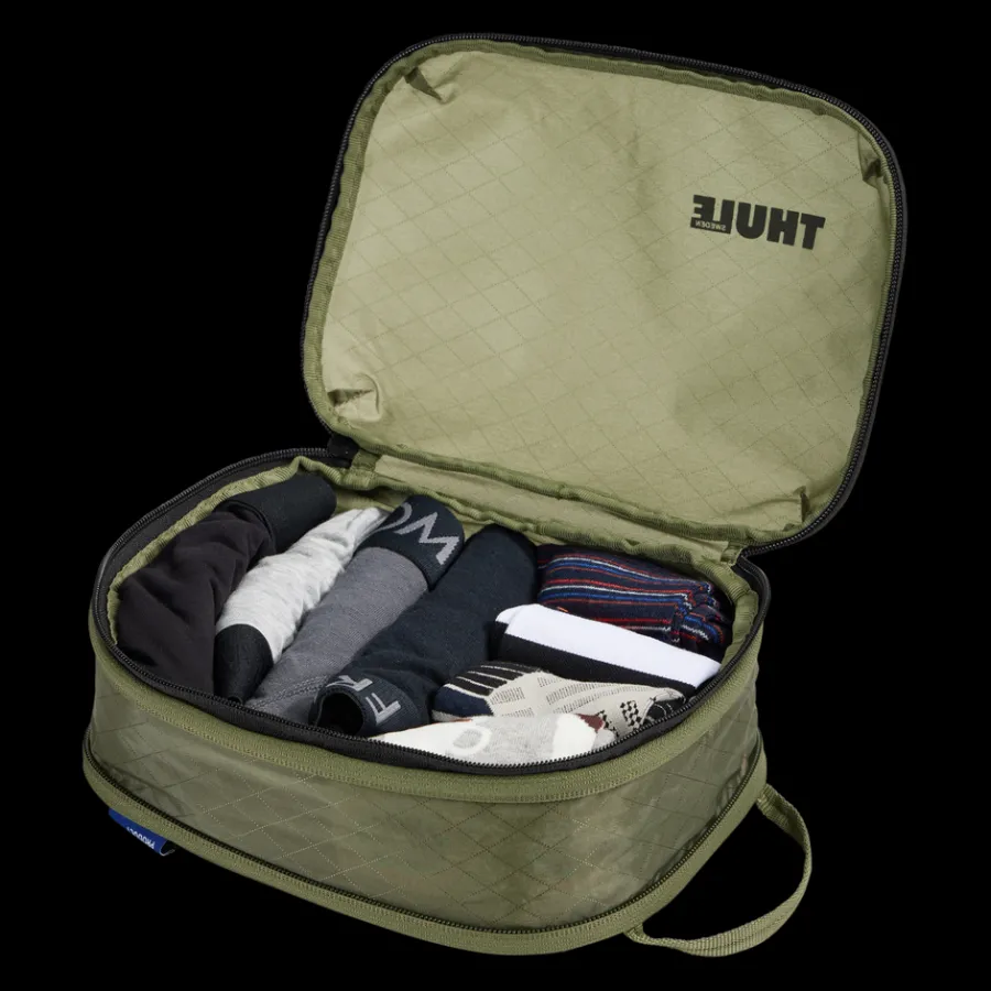 Scomparti A Cubo E Cartelline Da Viaggio*Thule compression packing cube Verde chiaro
