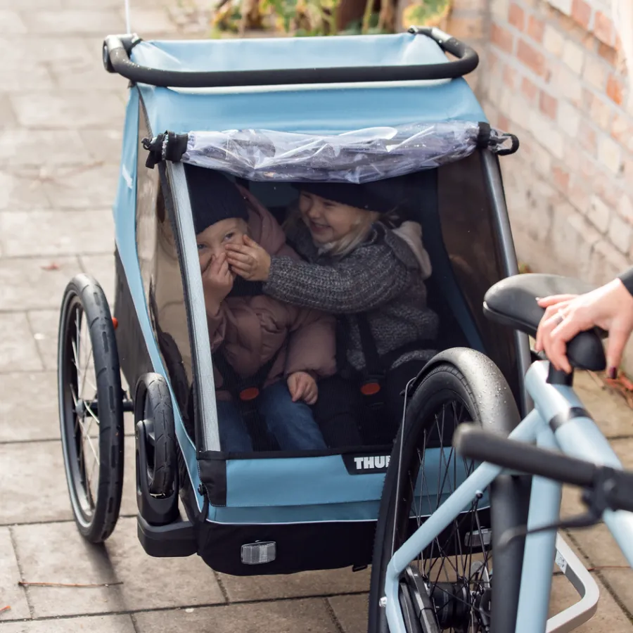 Rimorchi Per Bici Per Cani|Rimorchi Da Bici Per Carichi*Thule Courier Blu egeo