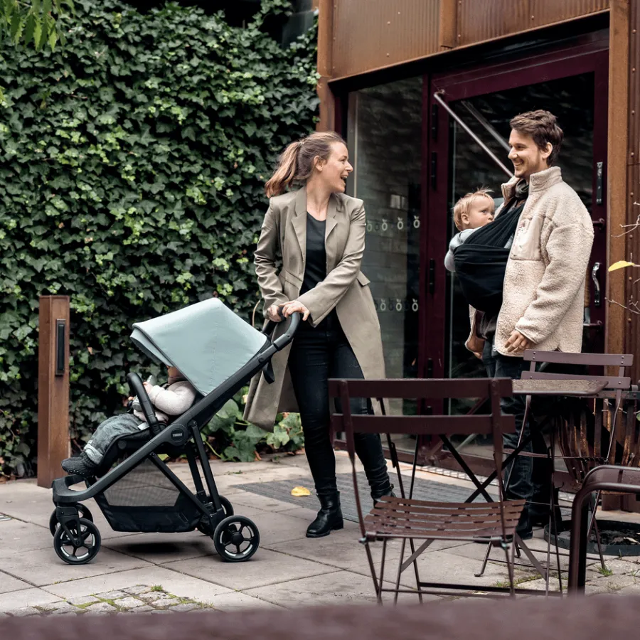 Passeggini Compatti*Thule Shine Alluminio/verde germano reale