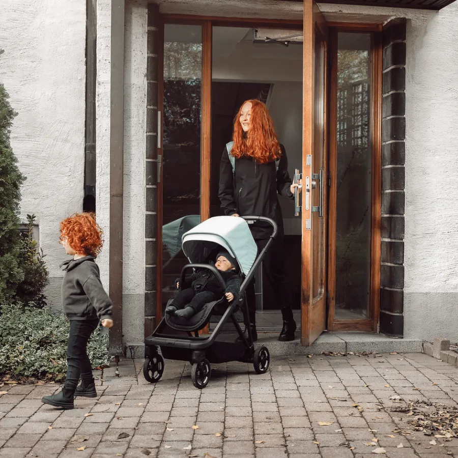 Passeggini Compatti*Thule Shine Alluminio/verde germano reale
