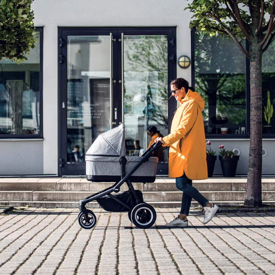 Passeggini Gemellari|Passeggini Combinati*Thule Sleek Midnight black on black