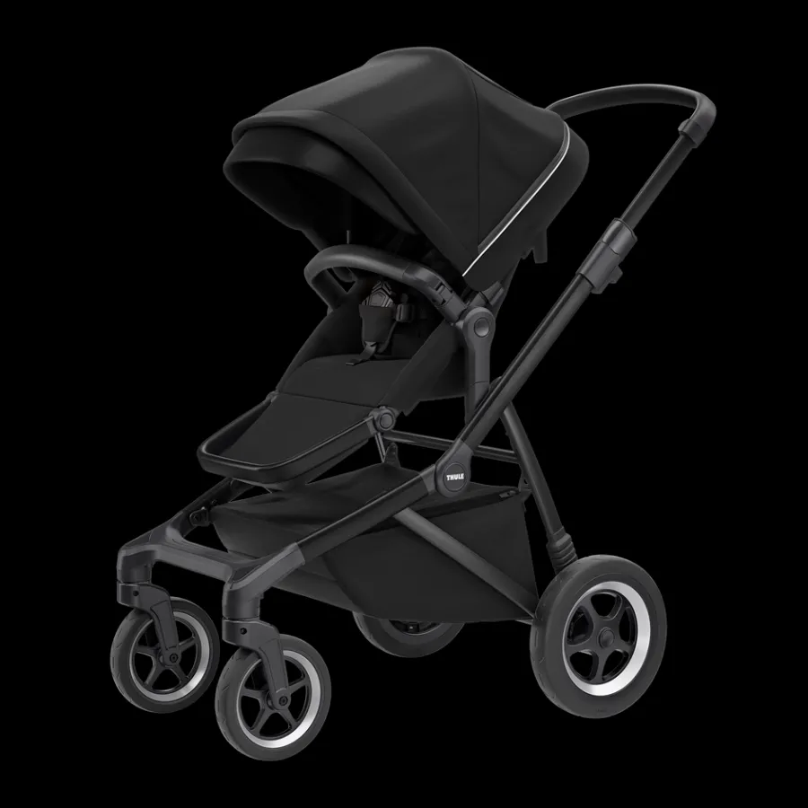 Passeggini Gemellari|Passeggini Combinati*Thule Sleek Midnight black on black