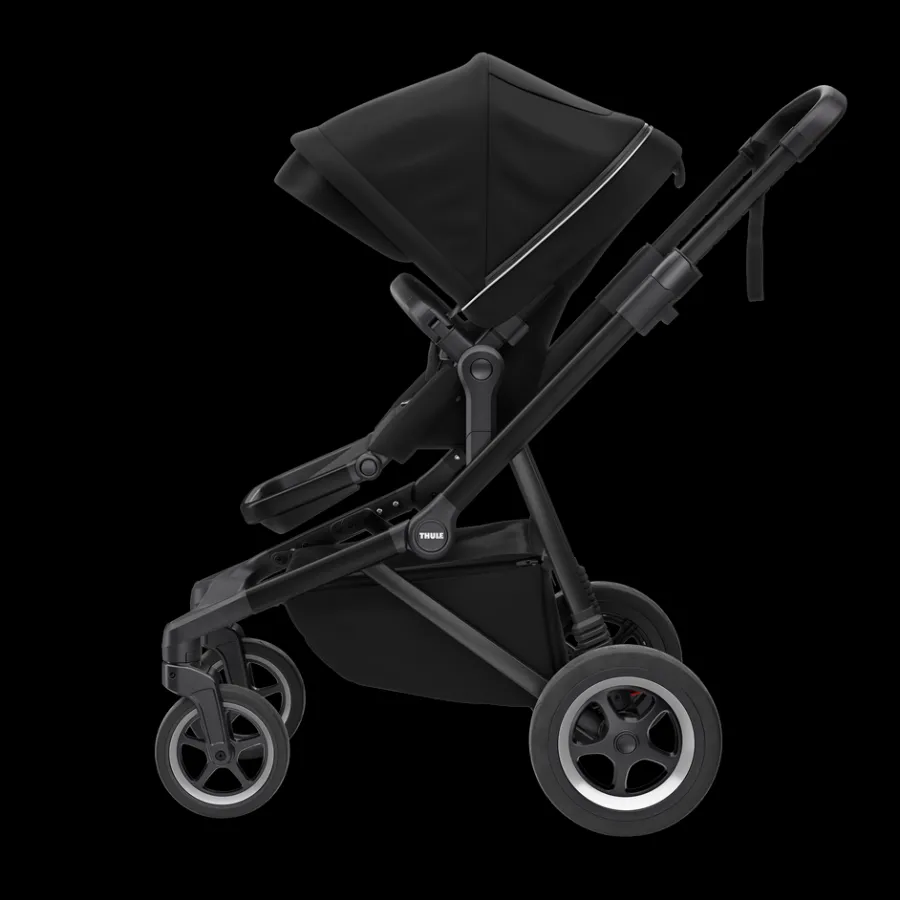 Passeggini Gemellari|Passeggini Combinati*Thule Sleek Midnight black on black