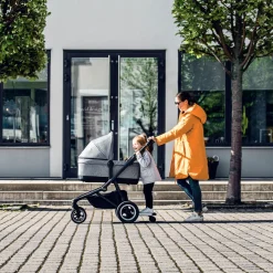 Passeggini Gemellari|Passeggini Combinati*Thule Sleek Midnight black on black
