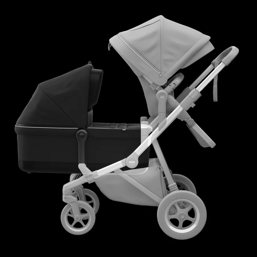 Accessori Per Passeggini*Thule Sleek bassinet Alluminio/nero mezzanotte