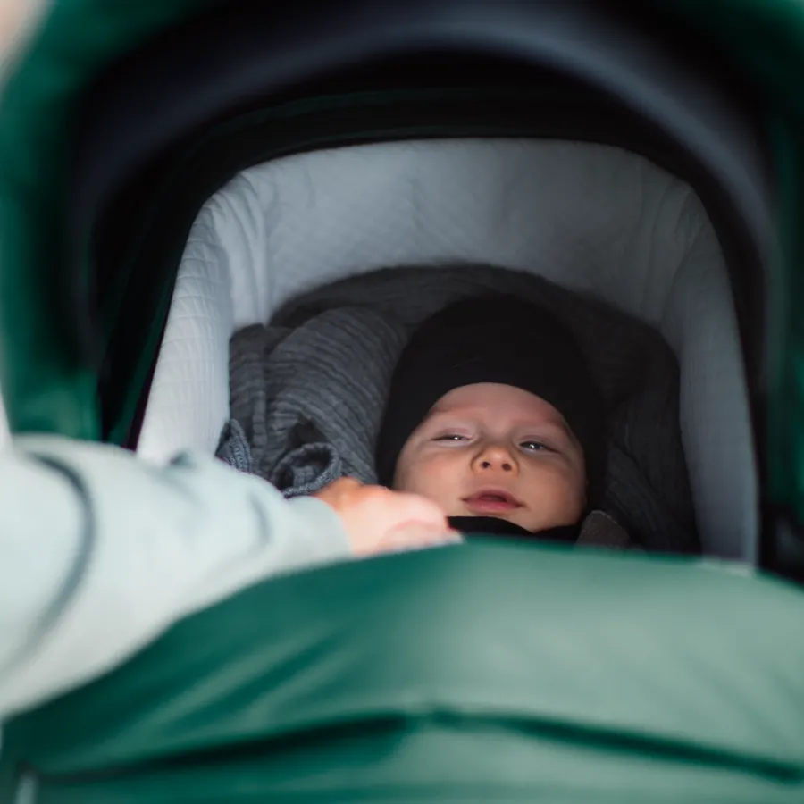 Accessori Per Passeggini*Thule Sleek bassinet Alluminio/nero mezzanotte