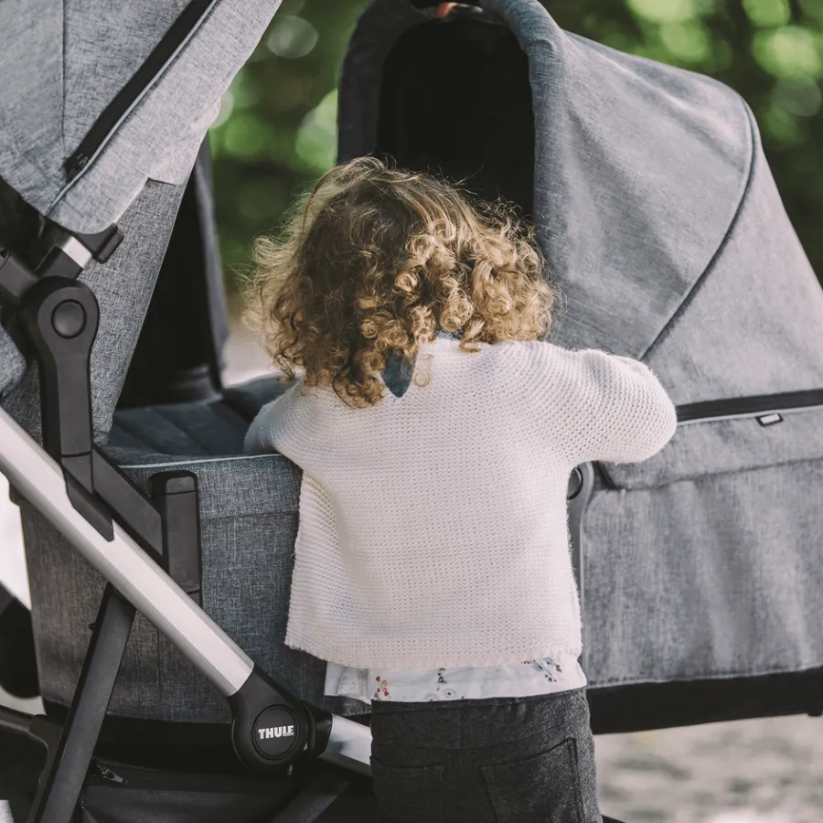 Accessori Per Passeggini*Thule Sleek bassinet Alluminio/nero mezzanotte