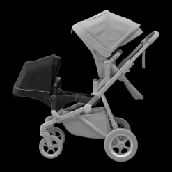 Accessori Per Passeggini*Thule Sleek sibling seat Midnight black on black