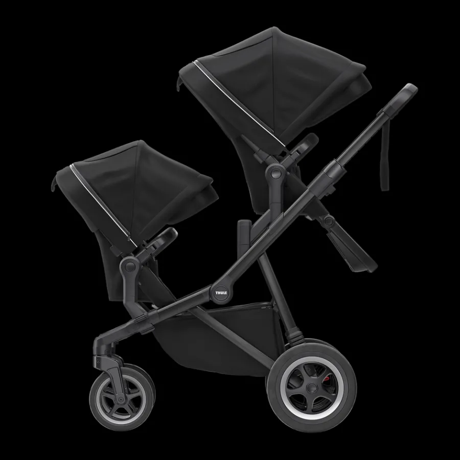 Accessori Per Passeggini*Thule Sleek sibling seat Midnight black on black