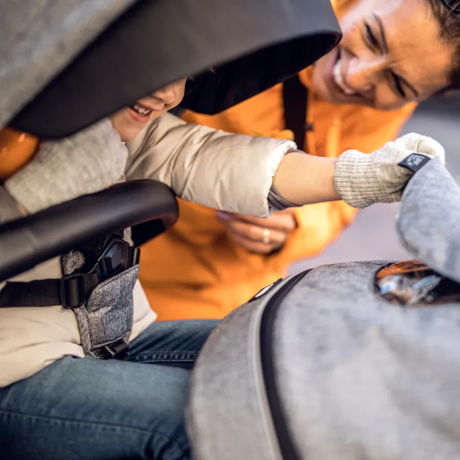 Accessori Per Passeggini*Thule Sleek sibling seat Midnight black on black
