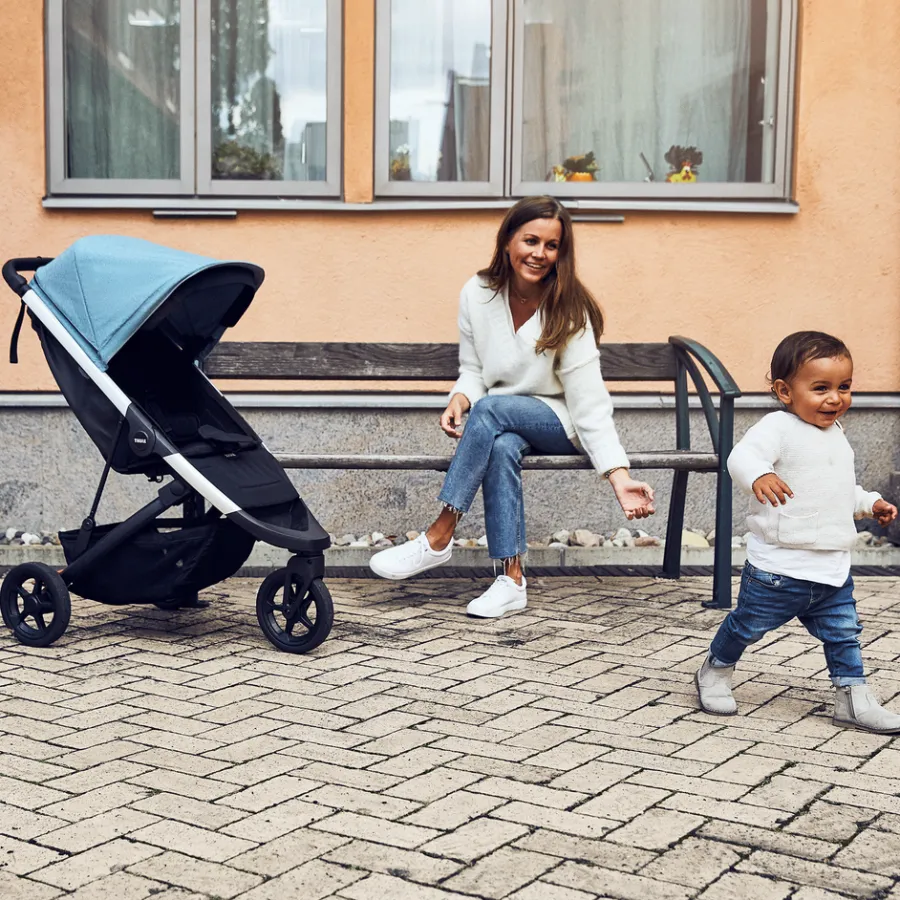 Pacchetti Per Seggiolini Auto|Pacchetti Passeggino*Thule Spring travel system bundle Beige morbido su nero