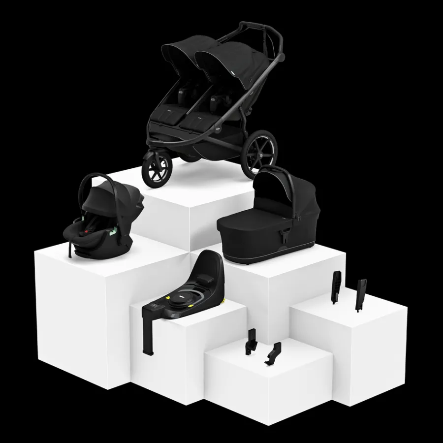 Pacchetti Per Seggiolini Auto|Pacchetti Passeggino*Thule Urban Glide 3 double travel system bundle Nero