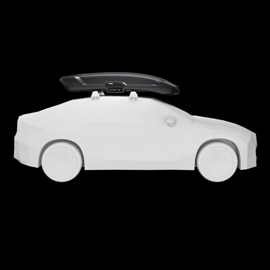 Box Da Tetto*Thule Vector L Nero metallizzato